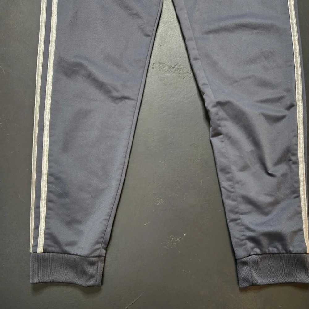 Adidas Youth Gray/White Joggers Large 14/16